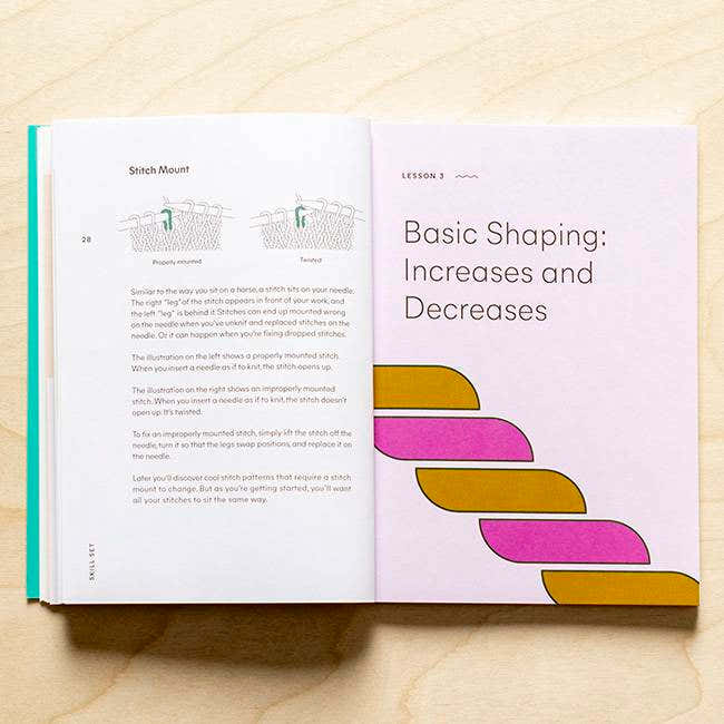 Modern Daily Knitting Skill Set: Beginning Knitting Pattern