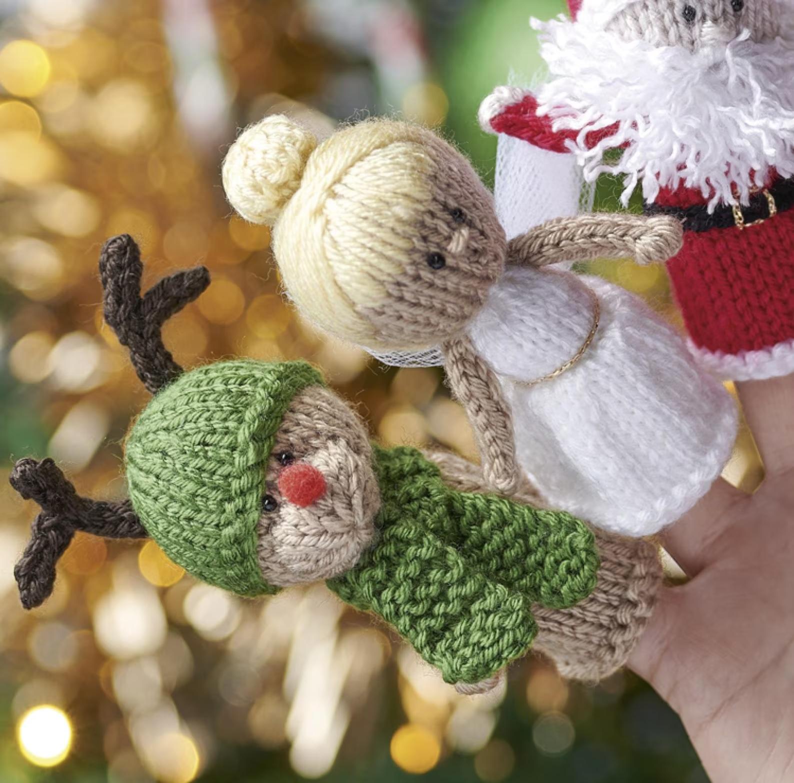 Santa's Grotto Finger Puppets