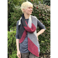 Plymouth Yarn Diagonal Scarf Knitting Pattern