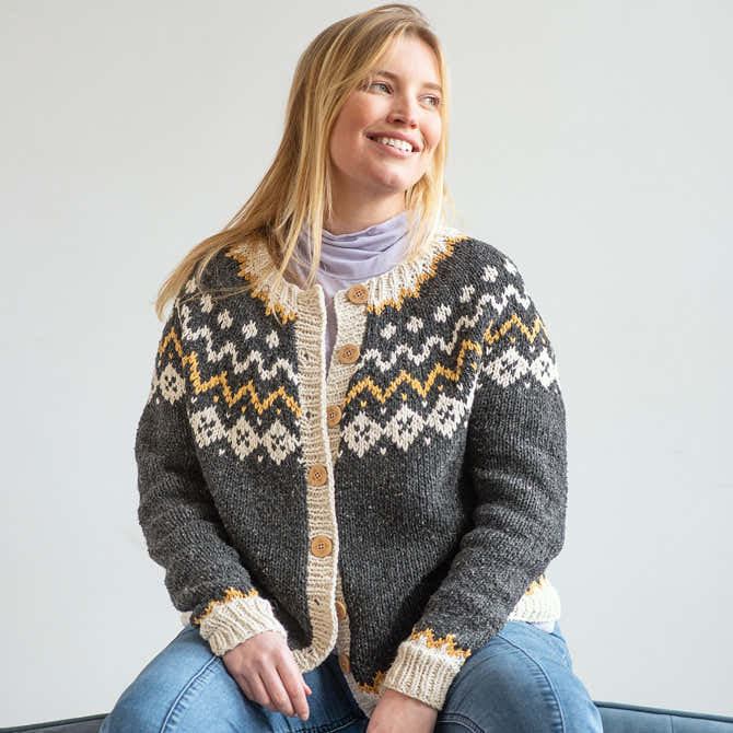 Berroco Robette Cardigan Knitting Pattern