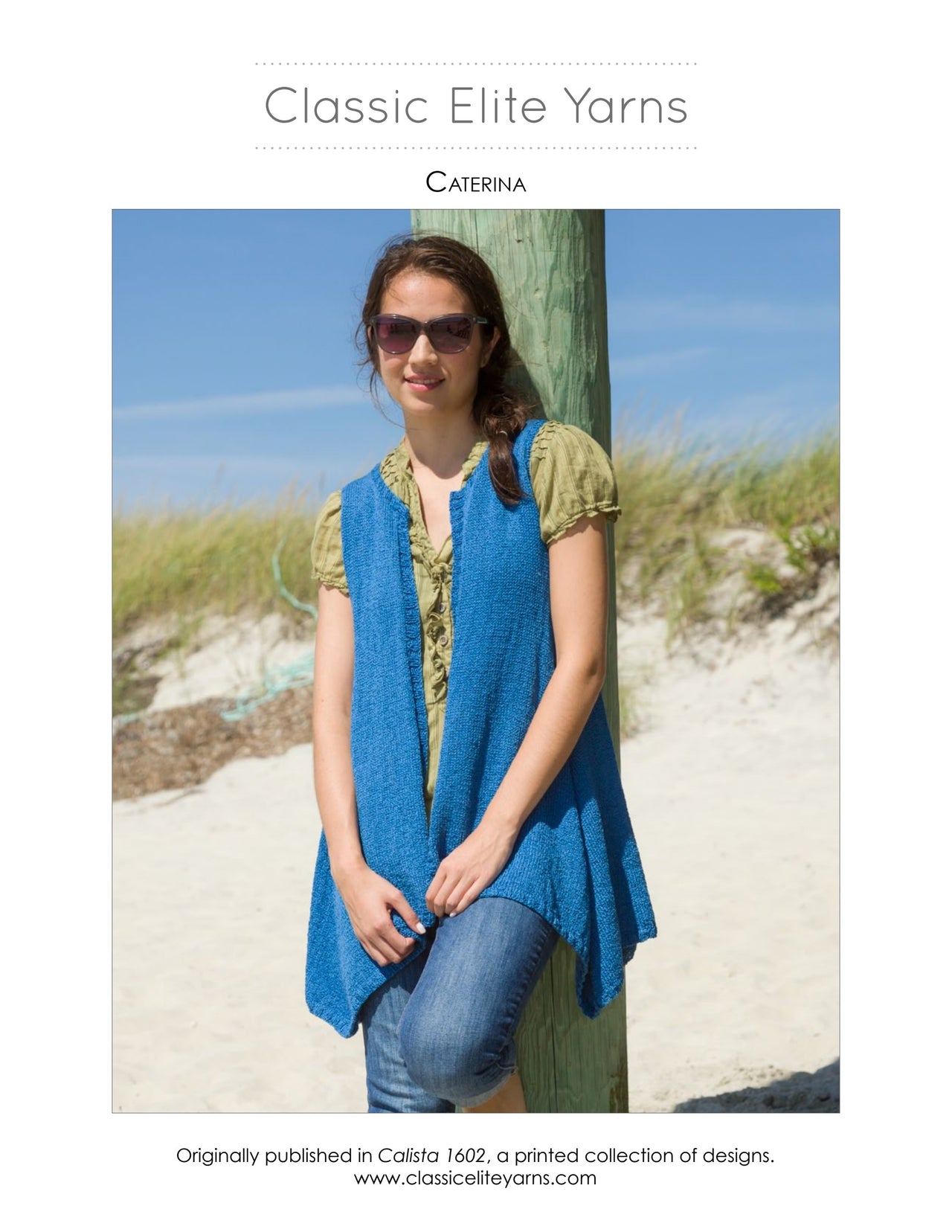Classic Elite Yarns Caterina Cardigan Knitting Pattern