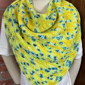 Sunkissed Blueberry Shawl or Scarf