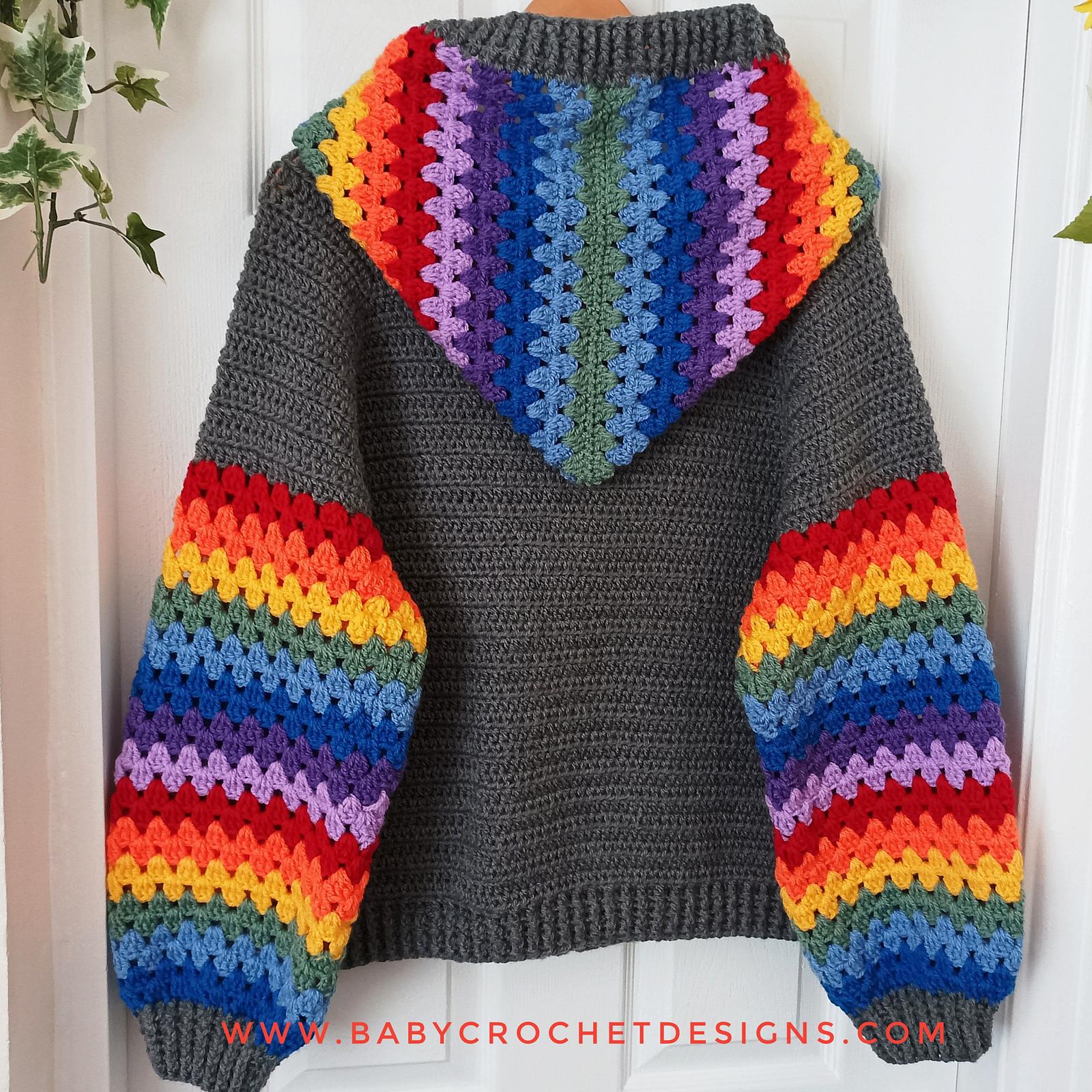 Ladies Granny Splash Hoodie