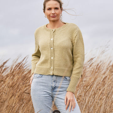 April Cardigan in Rowan Four Seasons