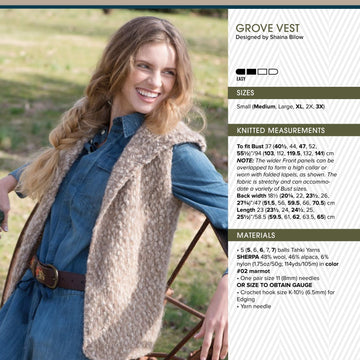 Tahki Yarns Grove Vest PDF