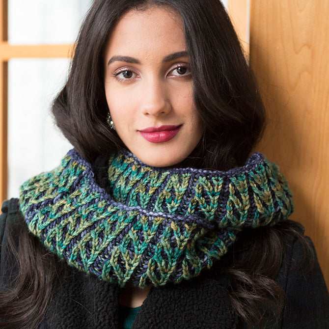 Malabrigo Greenway Cowl Knitting Pattern