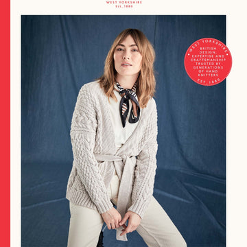 Sirdar Cable Wrap Cardigan Knitting Pattern