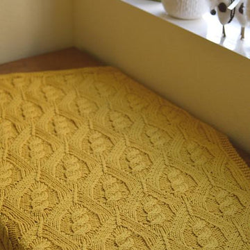 #294 Diamond Cable Blanket