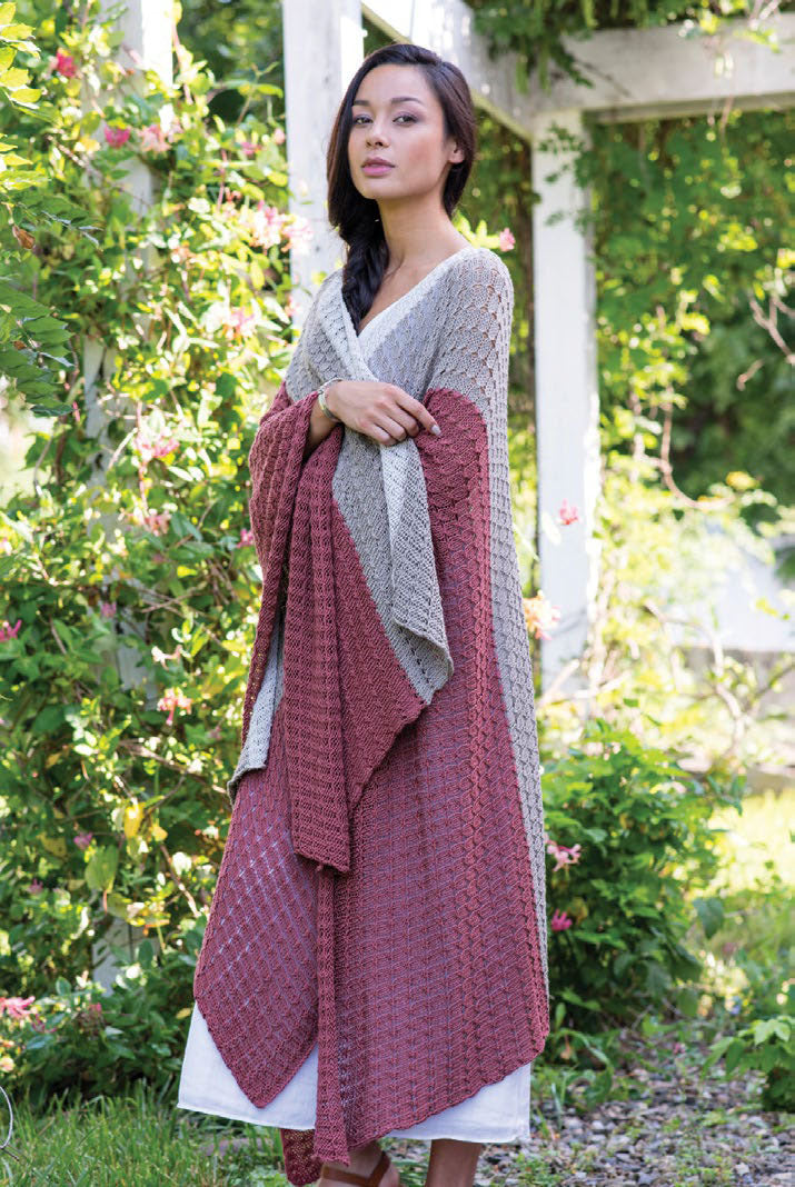 Berroco Marca Ruana Cape Knitting Pattern