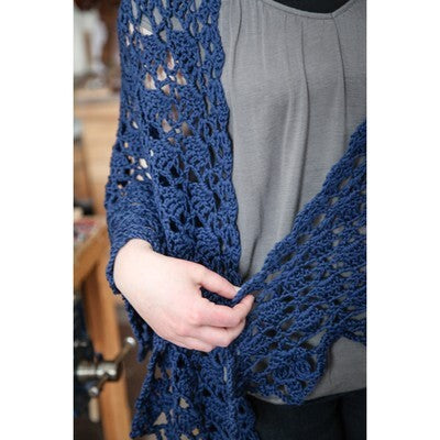 Valley Yarns 40th Anniversary Cousteau Shawl Crochet Pattern