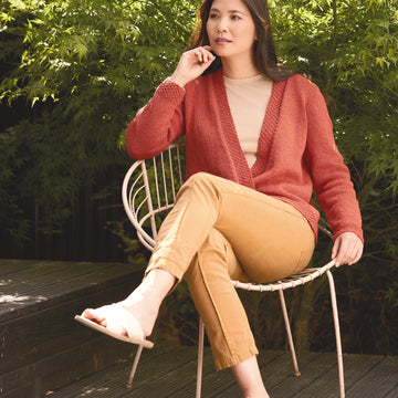 Ambience Cardigan in Rowan Cotton Revive PDF