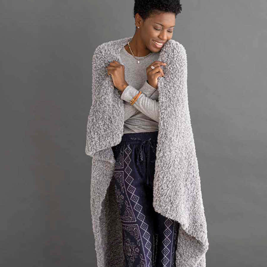 Knitting Fever Everly Throw Pattern