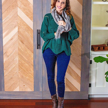 Boho Macrame Wrap Knit