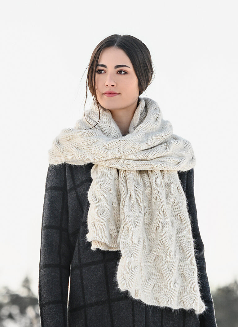 Blue Sky Fibers Ranier Wrap Cowl Knitting Pattern