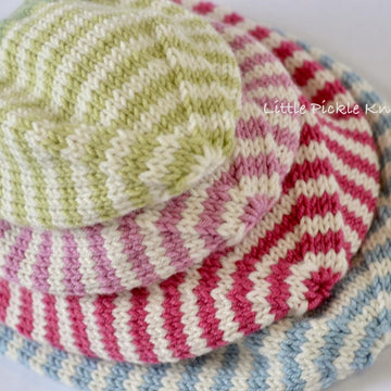 Simple Stripe Rib Hat