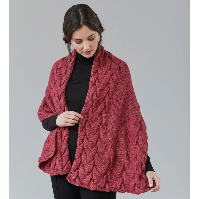 Stacy Charles Fine Yarns Marjorie Wrap Knitting Pattern