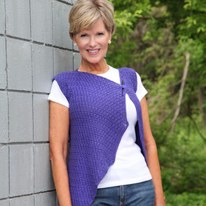 Valley Yarns Proclus Vest Crochet Pattern