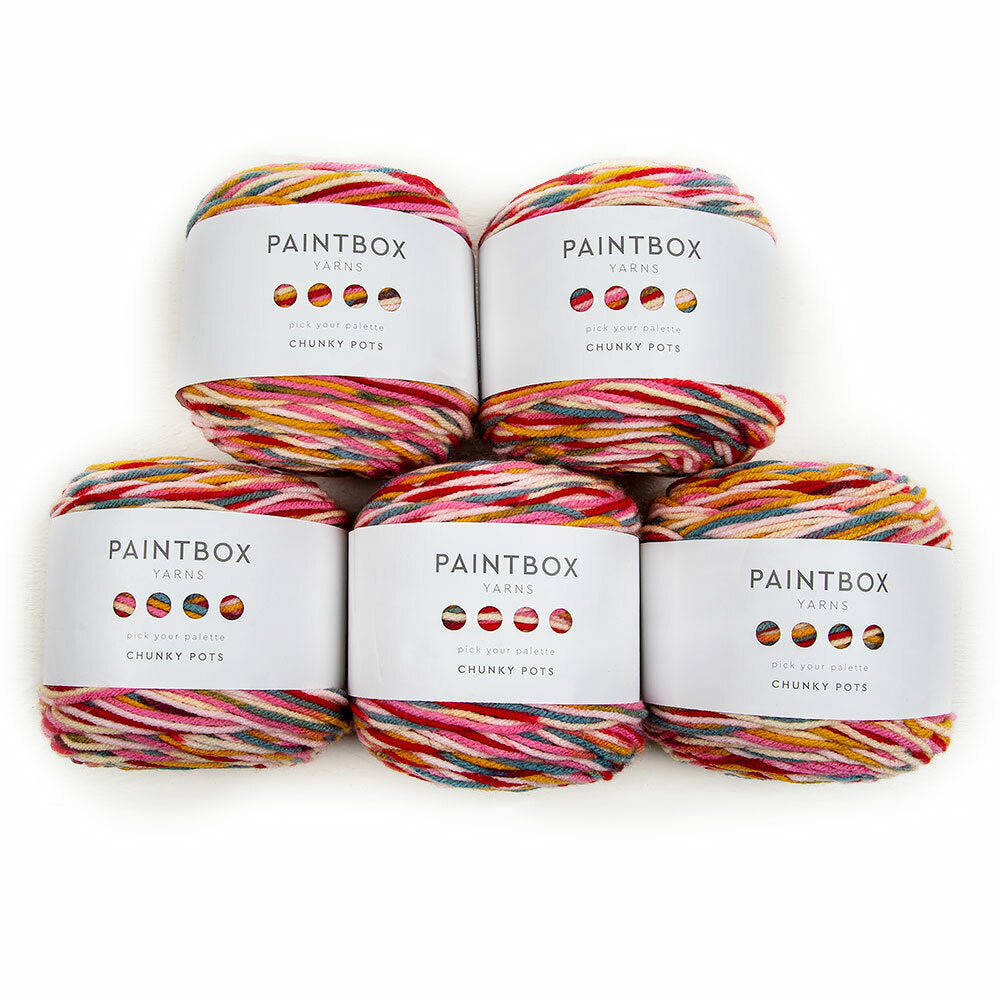 Paintbox Yarns Chunky Pots 5 Ball Value Pack Yarn - Acrylic Chunky