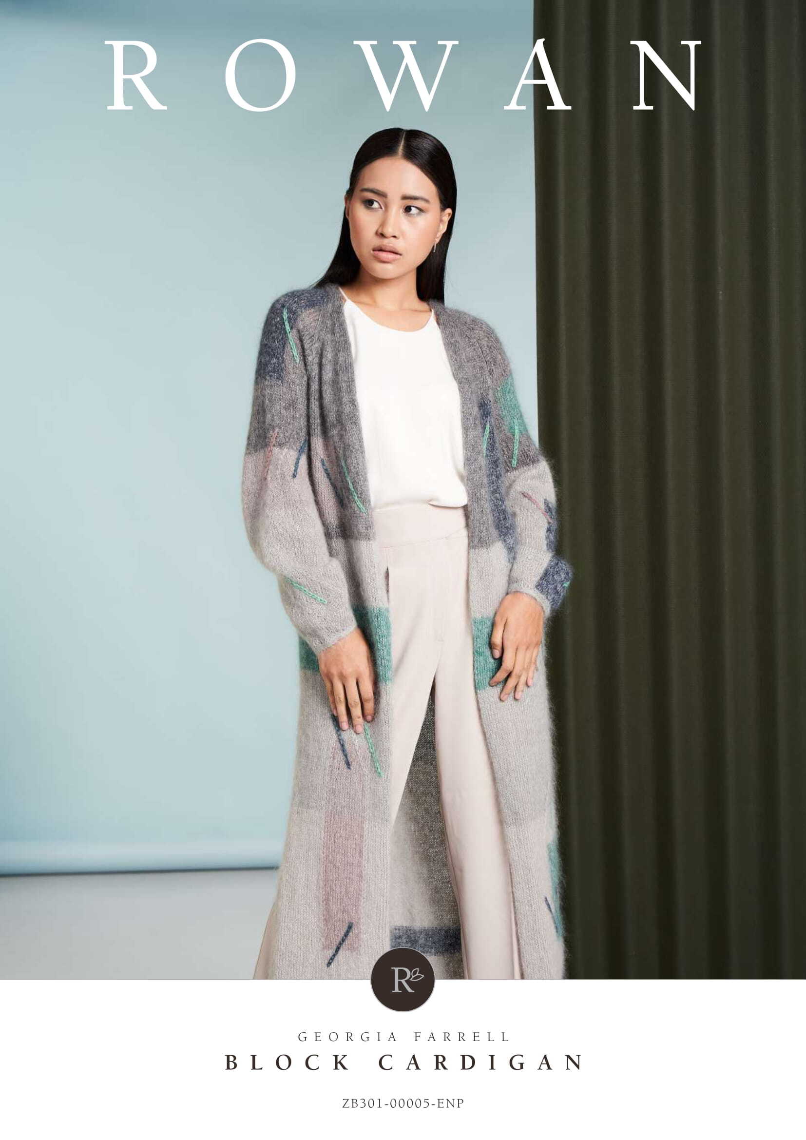 Rowan Block Cardigan Knitting Pattern