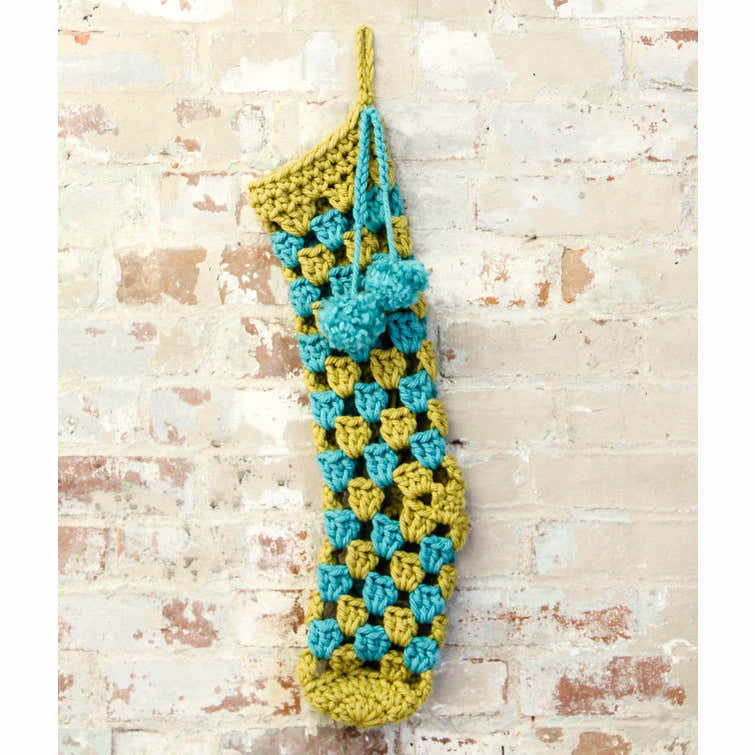 Valley Yarns Kitschmas Stocking Crochet Pattern