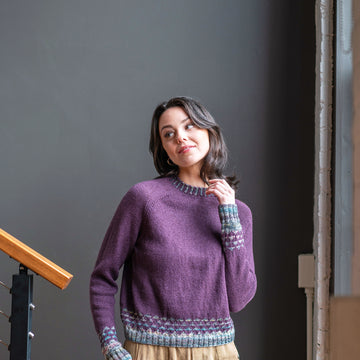 Zazel Sweater Jumper Knitting Pattern