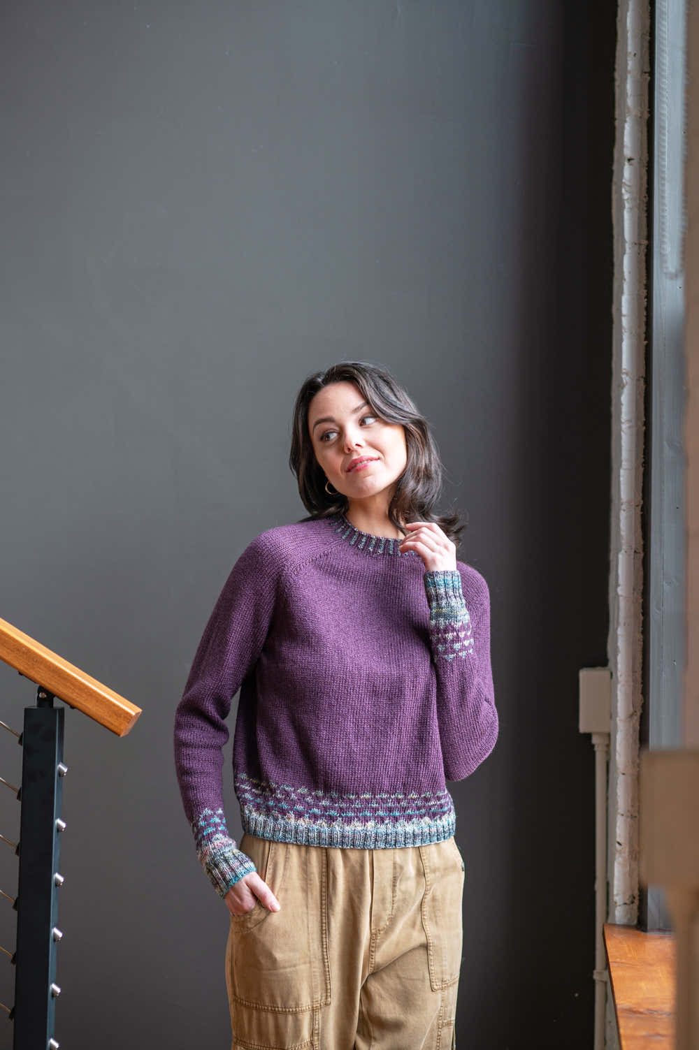 Zazel Sweater Jumper Knitting Pattern