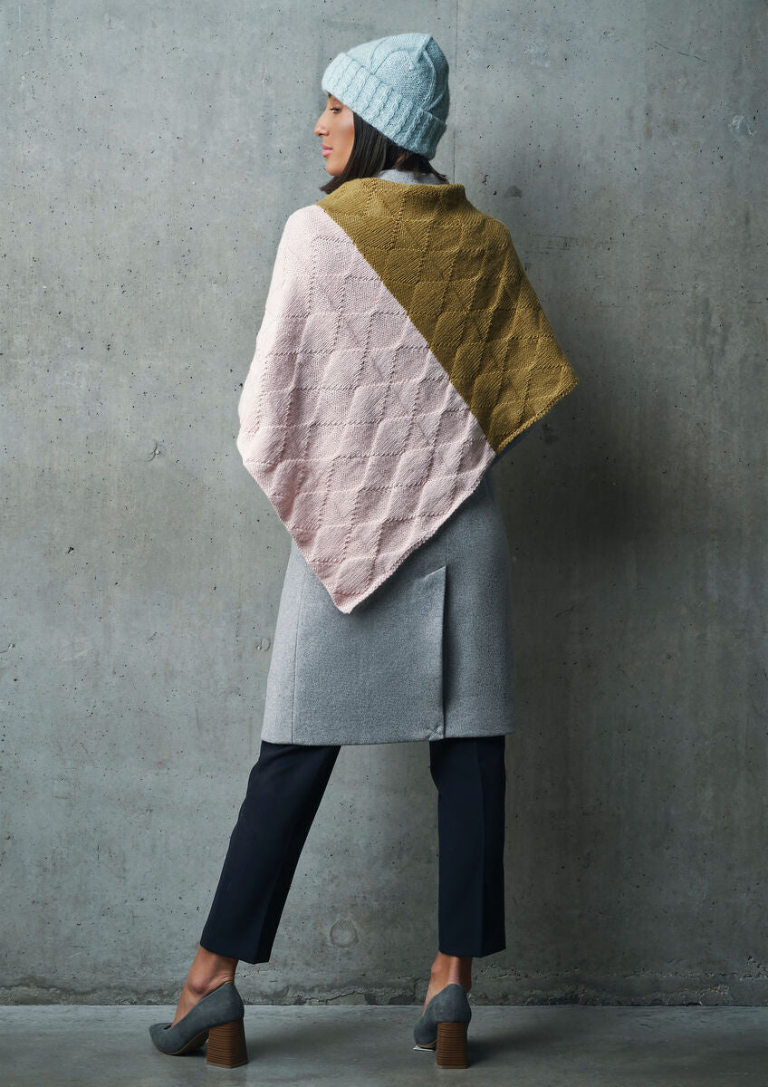 Rowan EC Shawl Wrap Knitting Pattern