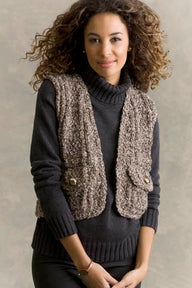 Tahki Yarns Thoreau Vest Knitting Pattern