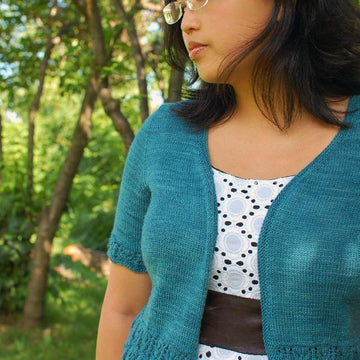 Laura Chau Bellevue Cardigan for Fingering Weight Yarn PDF