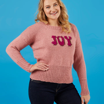Paintbox Yarns Joy Sweater Knitting Pattern