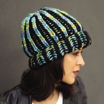 Avatar Hat in Malabrigo Rasta - PDF