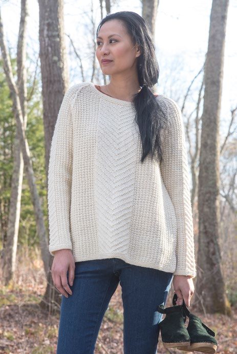 Berroco Glacial Pullover Jumper Knitting Pattern