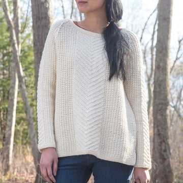 Berroco Glacial Pullover Jumper Knitting Pattern