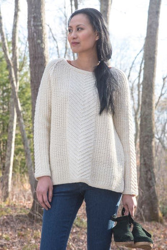 Berroco Glacial Pullover Jumper Knitting Pattern