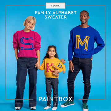 Paintbox Yarns Family Alphabet Sweater Ebook Knitting
