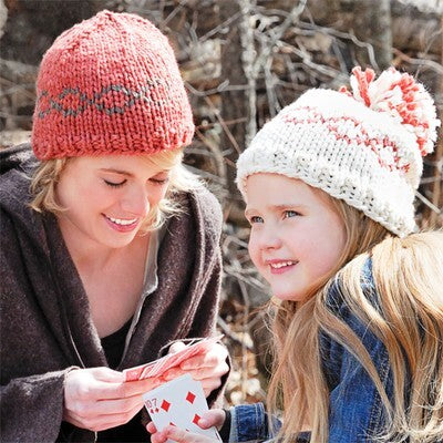 Spud & Chloe by Blue Sky Fibers Pom Pom or Knot Hats Pattern