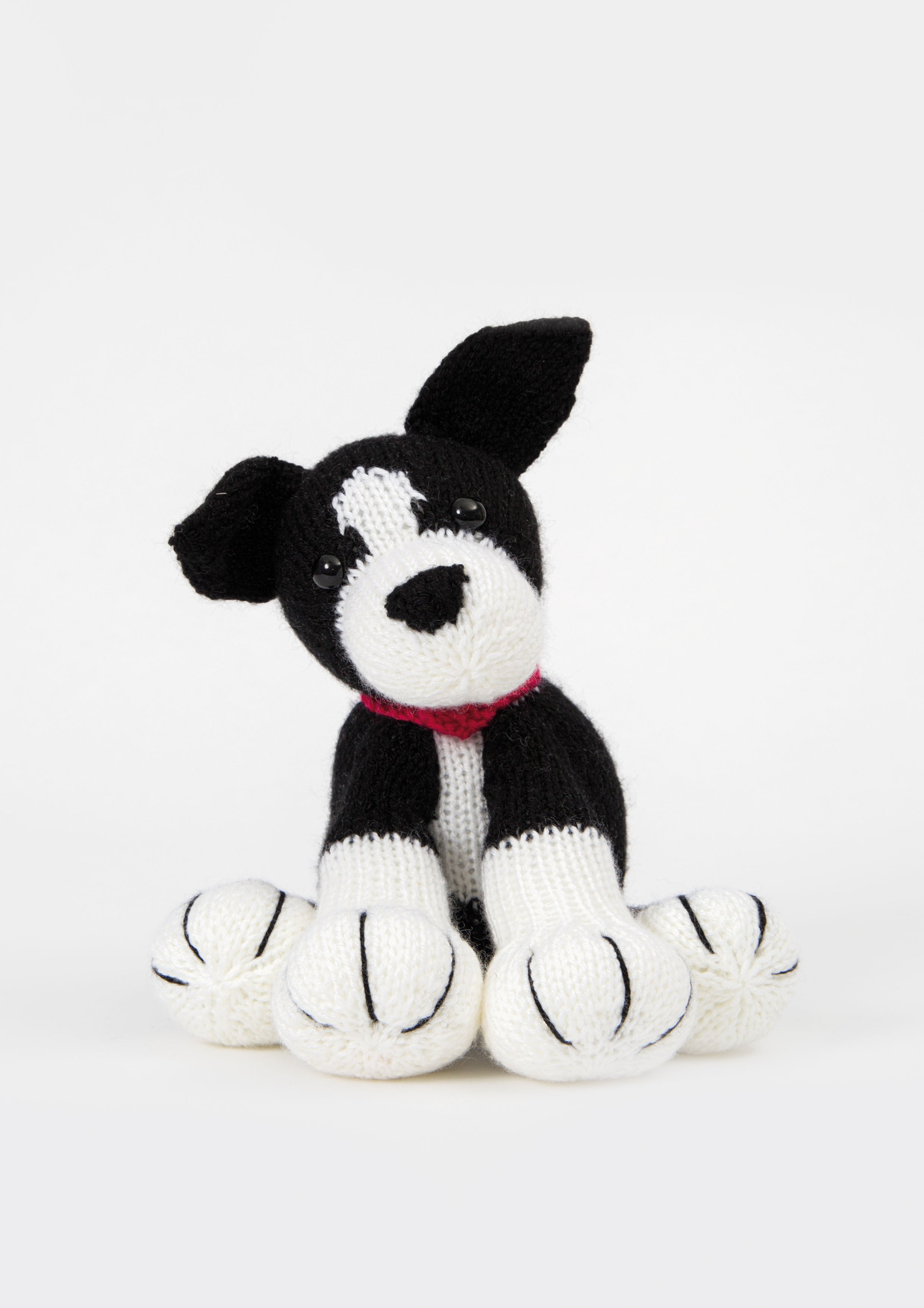 Deramores Shep the Border Collie Toy Knitting Pattern