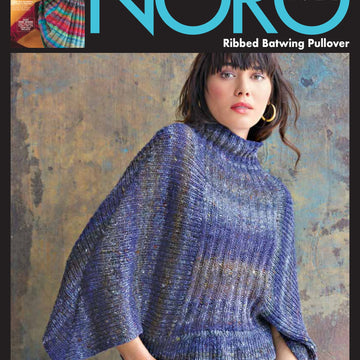 Noro Ribbed Batwing Pullover Jumper Knitting Pattern