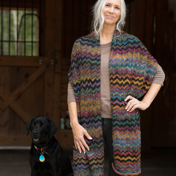 Berroco Jardin Wrap Knitting Pattern