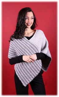 Women's Poncho Cape Knitting Pattern