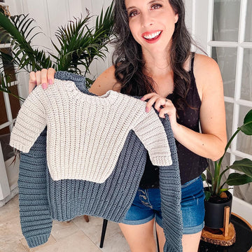 Easy Child Cuff-to-Cuff Sweater