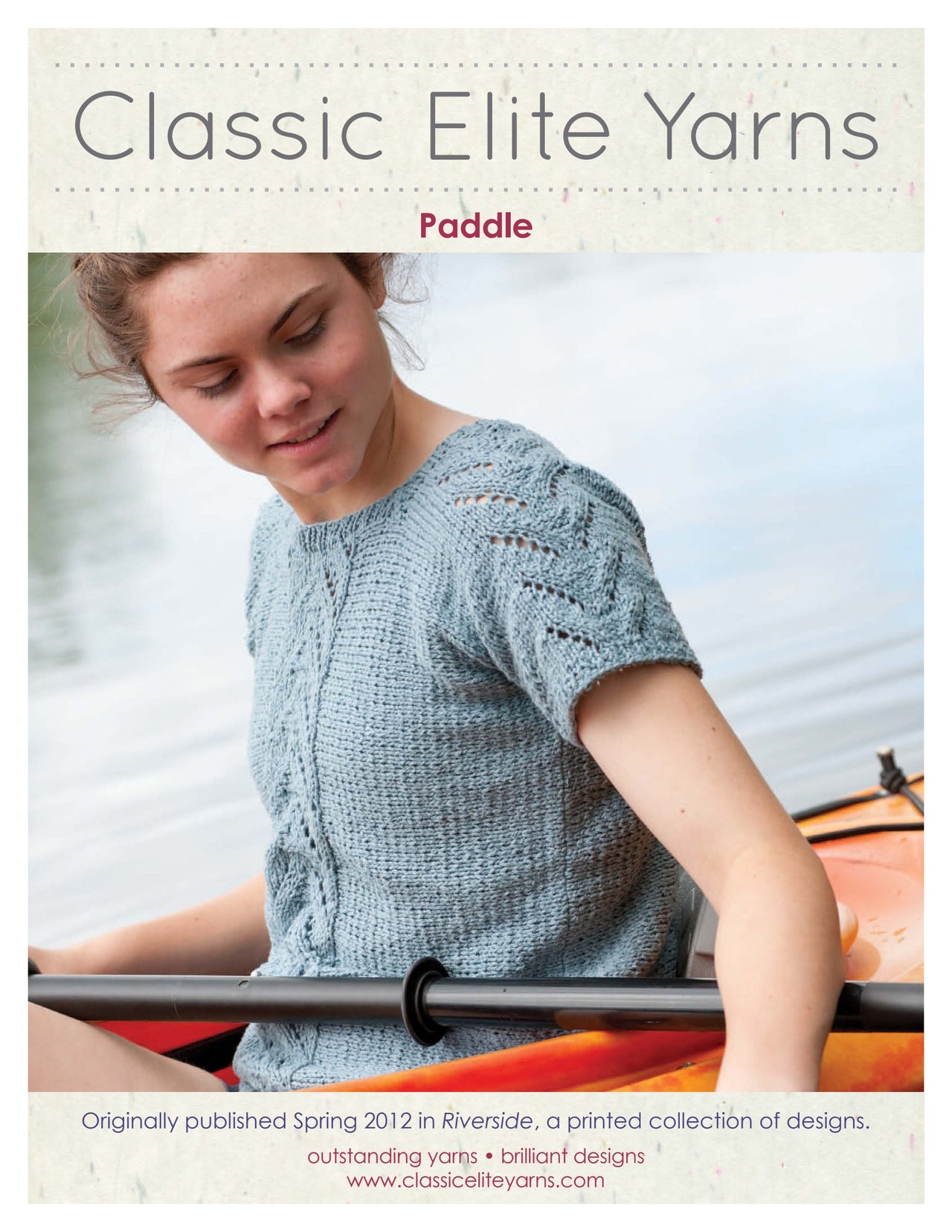 Classic Elite Yarns Paddle Jumper Knitting Pattern