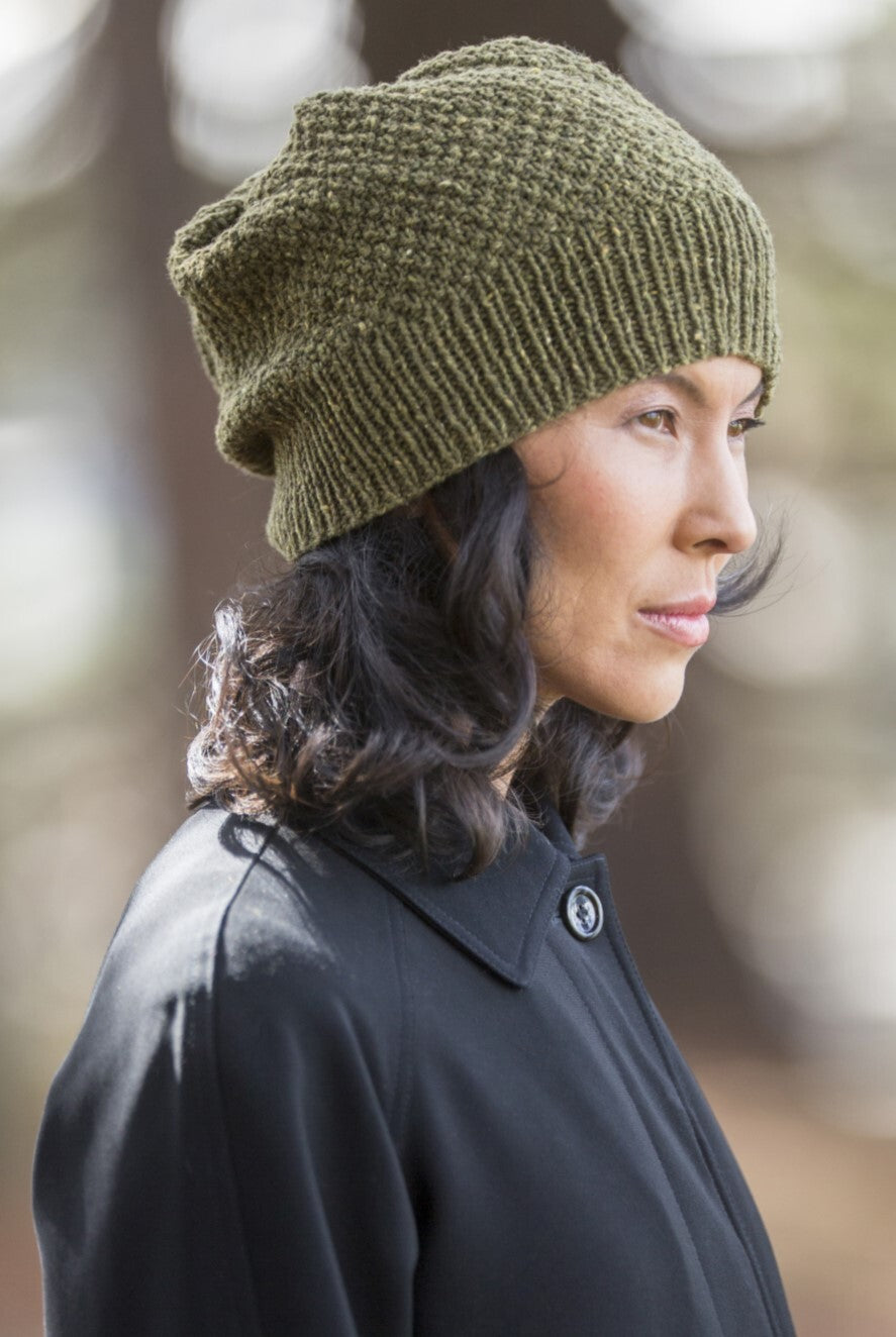 Cascade Yarns DK Cladonia Slouch Hat Knitting Pattern