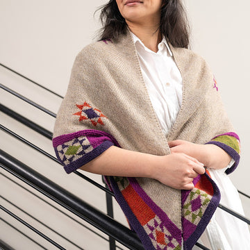 Floyd Shawl Wrap Knitting Pattern