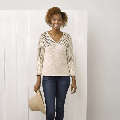 Tahki Yarns Sandpiper Pullover Knitting Pattern