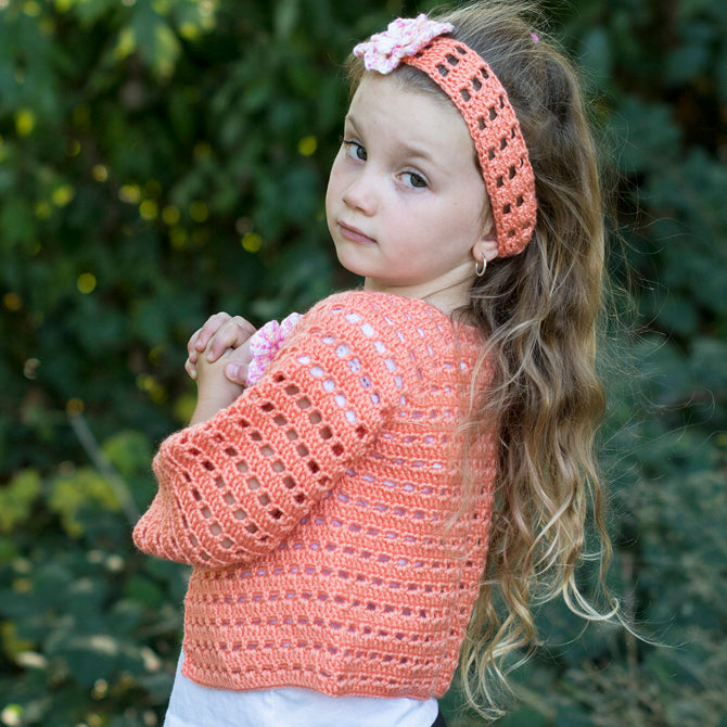 Cascade Yarns A Flower Friendly Sweater & Headband Crochet