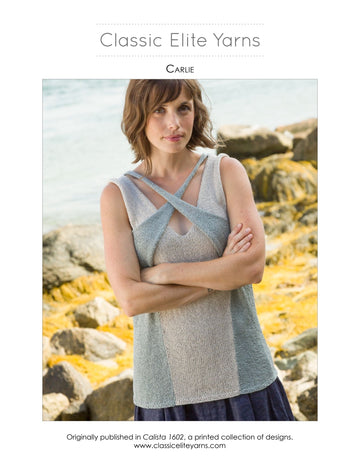 Classic Elite Yarns Carlie Jumper Knitting Pattern