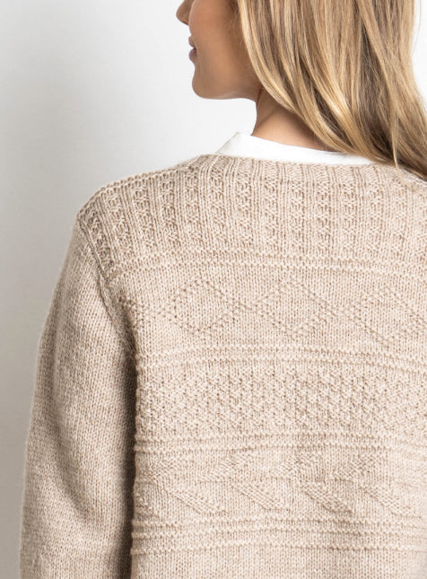 Blue Sky Fibers Pemberton Pullover Jumper Knitting Pattern
