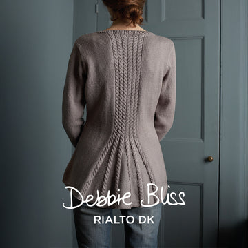 Debbie Bliss Sophia Cable Vent Jacket Knitting Pattern