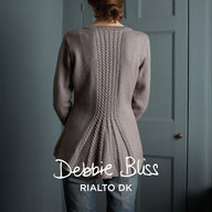 Debbie Bliss Sophia Cable Vent Jacket Knitting Pattern